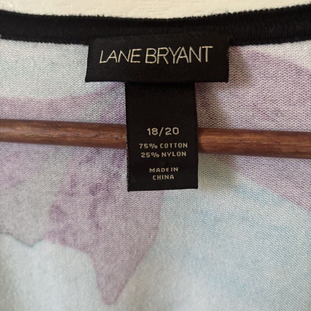 Lane Bryant Womens Cardigan 18/20 Tropical Lightweight Open Shrug Coverup‎ Boho - Picture 3 of 9